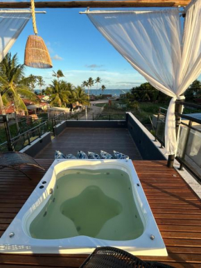 Loft com Jacuzzi e vista para o Mar